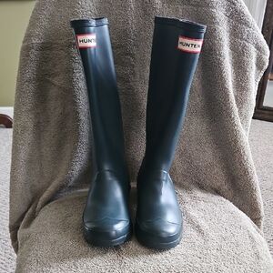 Hunter Emerald Green Waterproof Boots